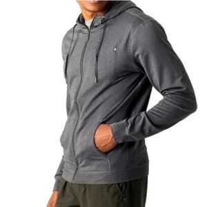 Vuori Gray Movement zip hoodie